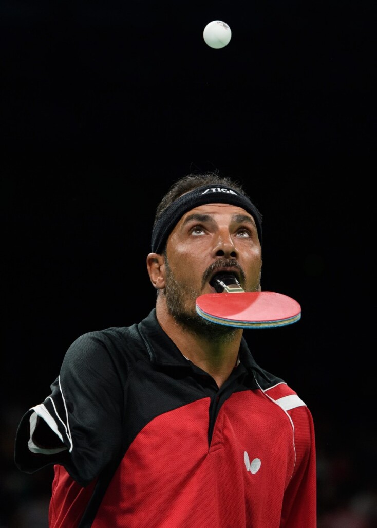 O Αιγύπτιος παραολυμπιονίκης Ιμπραήμ Χαμαντού © EPA / THOMAS LOVELOCK 