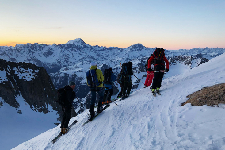 Φωτογραφία από την εκπομπή LA HAUTE ROUTE 