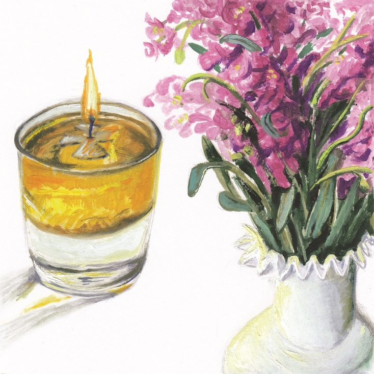 Έργο του Νεκτάριου Αποσπόρη για το βιβλίο της Ίριδας Κρητικού "Hortus Conclusus"