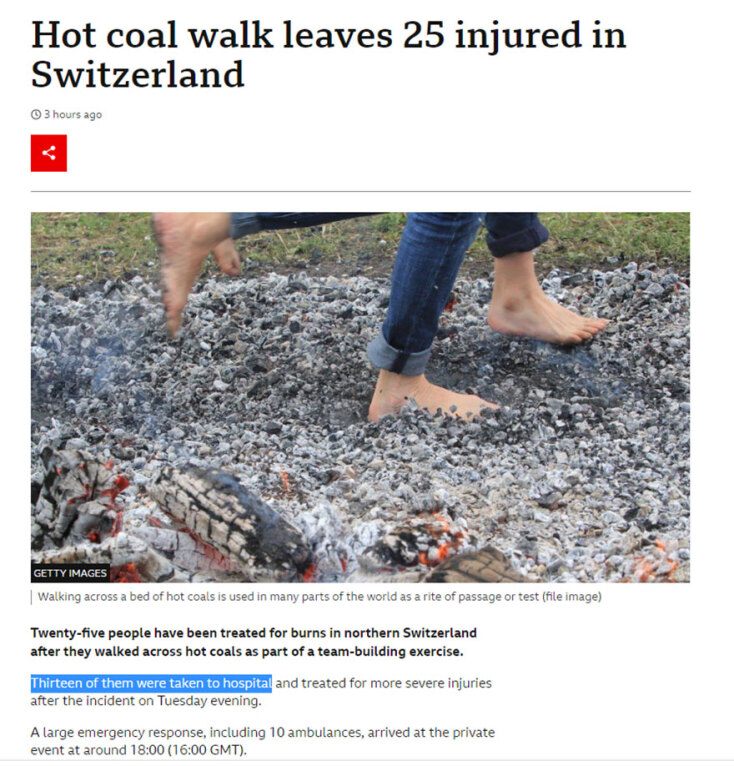 Το δημοσίευμα του BBC για τους «αναστενάρηδες» στην Ελβετία