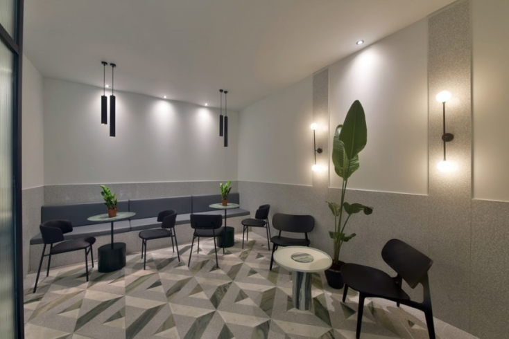 Reception - Lounge by Alex Mint Design Studio