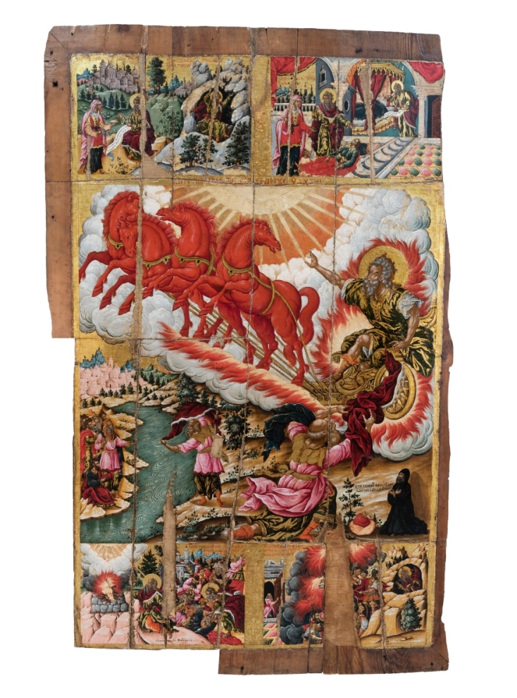 Η Ανάληψη του Προφήτου Ηλία του Θεσβίτου στο Βυζαντινό &amp; Χριστιανικό Μουσείο