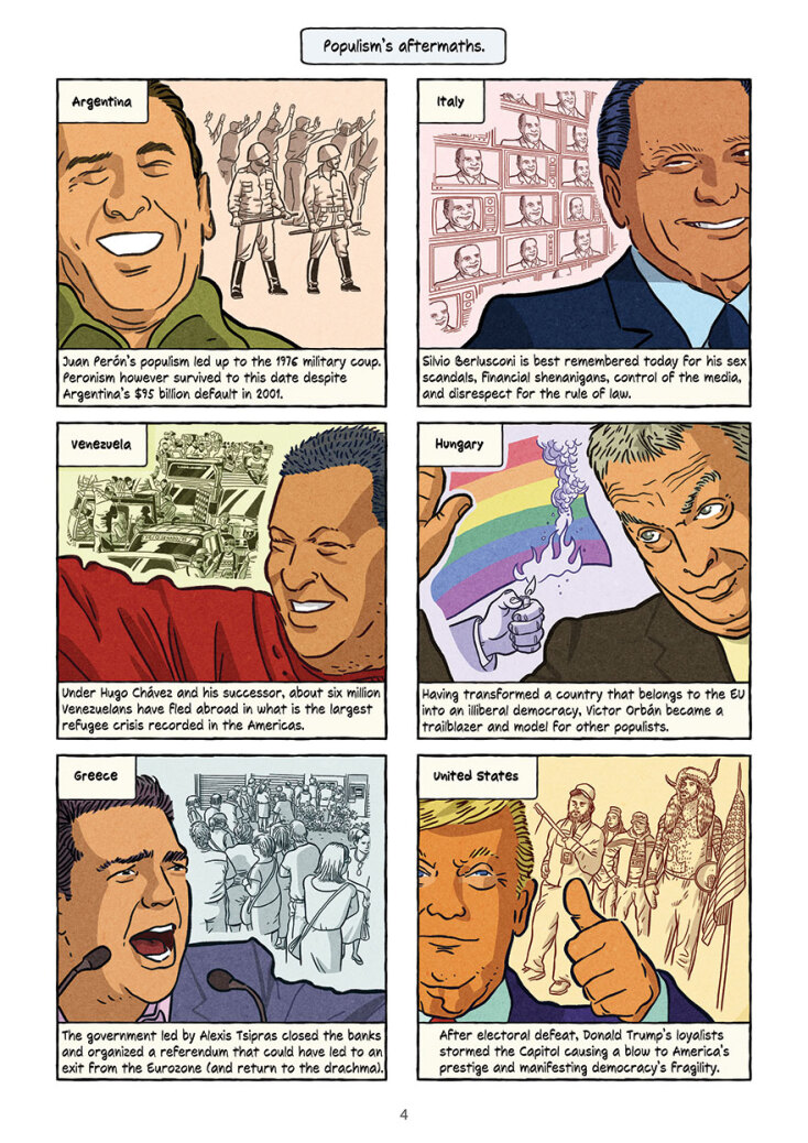 Ι, the People: Σελίδα από το κόμικ των Τάκη Παππά και Αλέκου Παπαδάτου