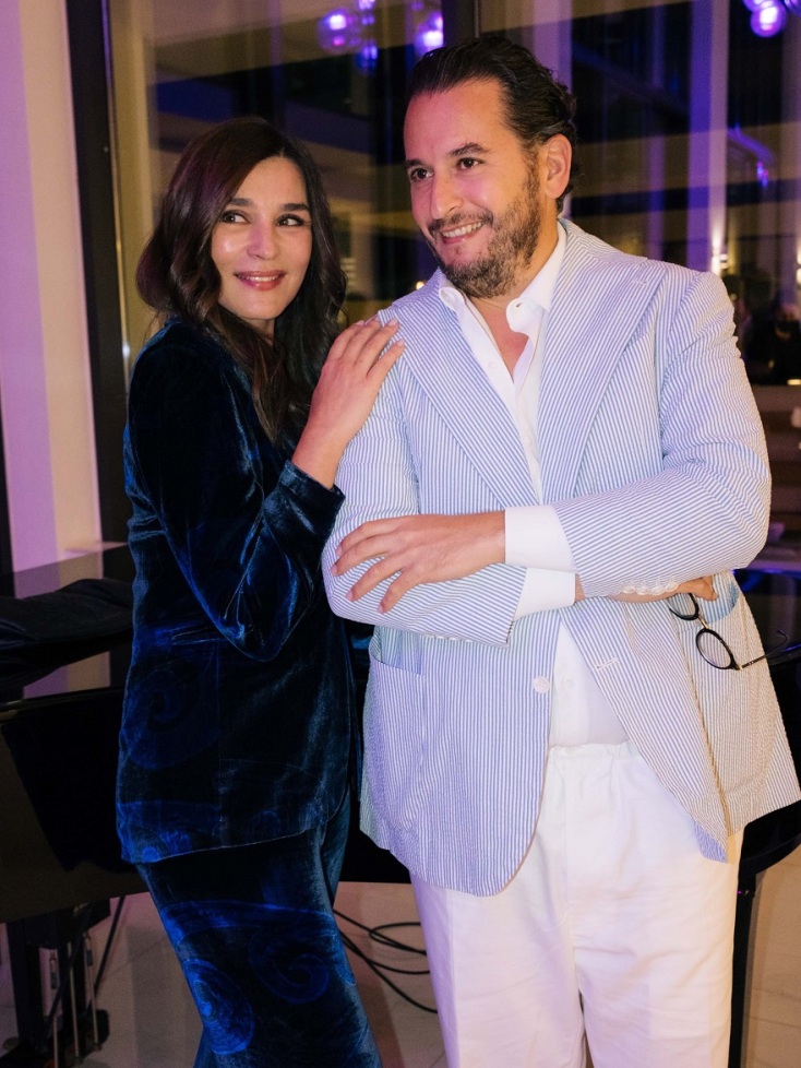 Η Μαρία Ναυπλιώτου με τον Γιώργο Καλουτσάκη