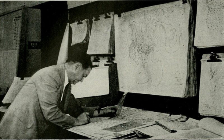 Αναλύοντας καιρικά δεδομένα, σελ. 269 “Bell telephone magazine”, 1922 (INTERNET ARCHIVE/PUBLIC DOMAIN)