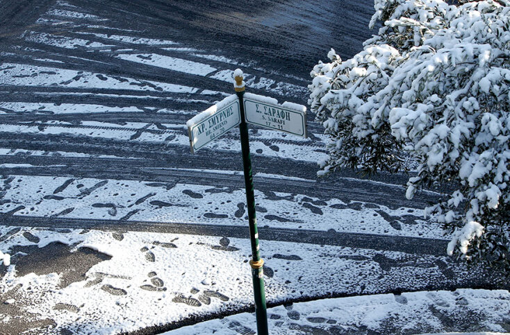 Χιόνια στην Ηλιούπολη