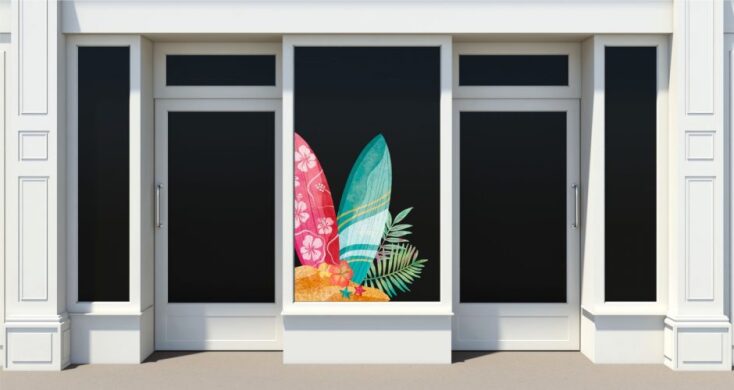 Διακοσμητικά αυτοκόλλητα βιτρίνας urbanstickers.gr