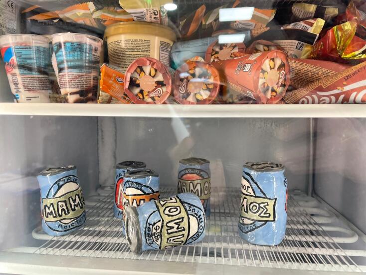 Κεραμικά έργα της Μαριλίας Κολυμπίρη από την έκθεση Basic Needs στο ΟΚ! Market της Φωκίωνος Νέγρη.