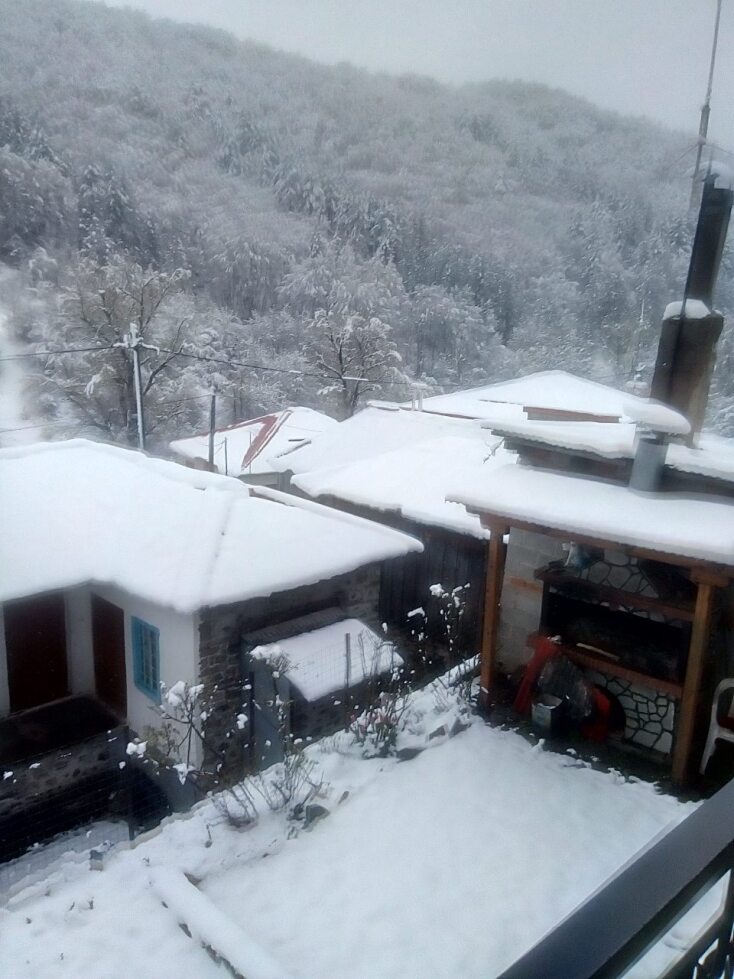 Χιόνι στα ορεινά των Ιωαννίνων © epirus-tv-news.gr
