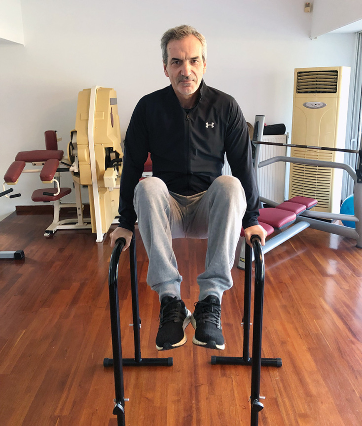 O personal trainer Γιάννης Μπούρας