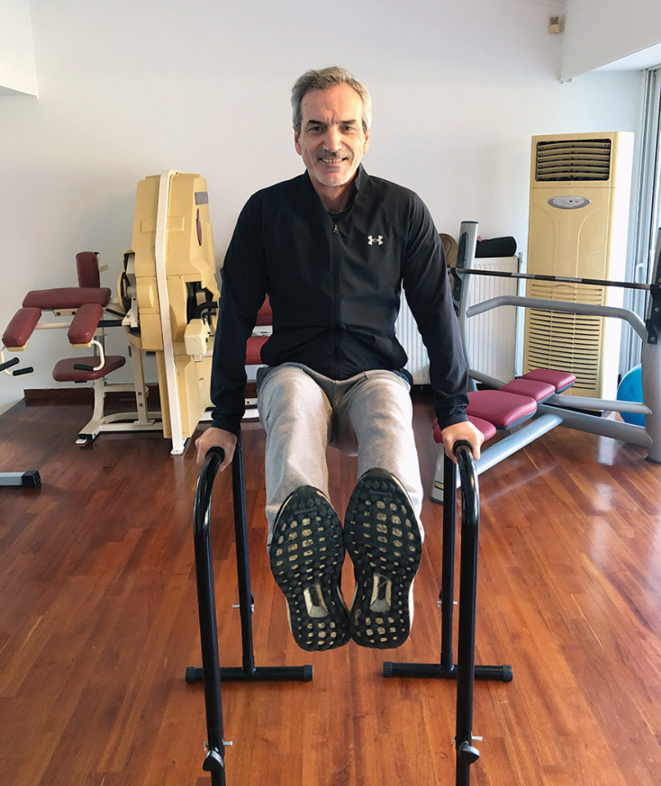 O personal trainer Γιάννης Μπούρας