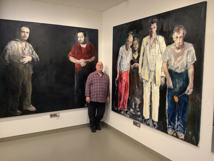 Ο ζωγράφος Μιχάλης Μαδένης