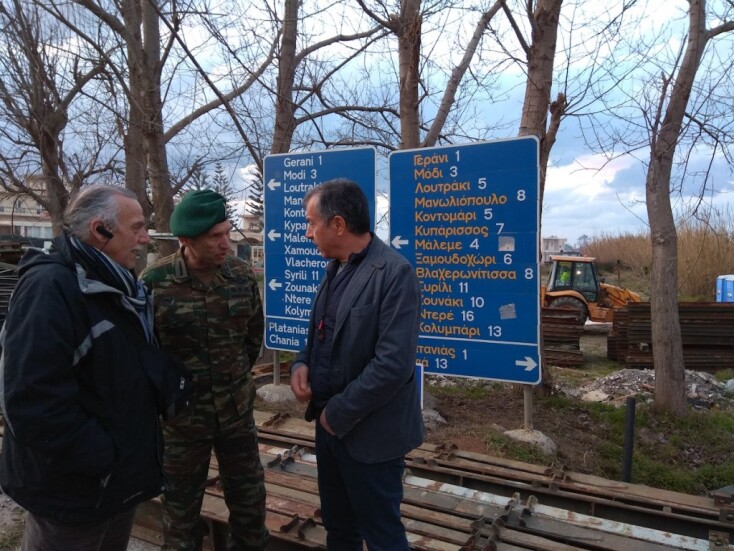  Ο Σταύρος Θεοδωράκης στα αποκλεισμένα χωριά των Χανίων  