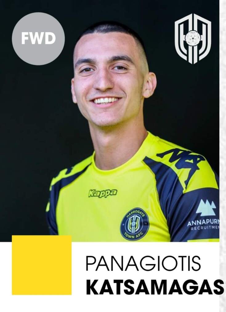 Ο Παναγιώτης Κατσαμάγκας στην Harrogate Town