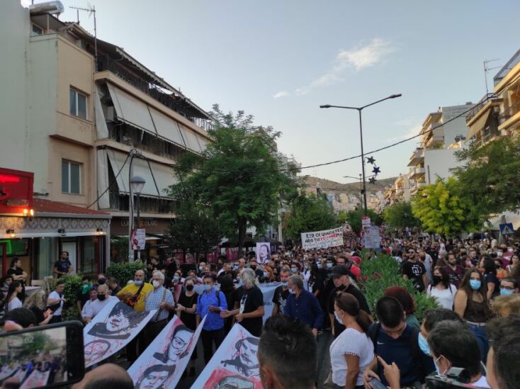 Εικόνες από το σημείο που δολοφονήθηκε ο Παύλος Φύσσας 