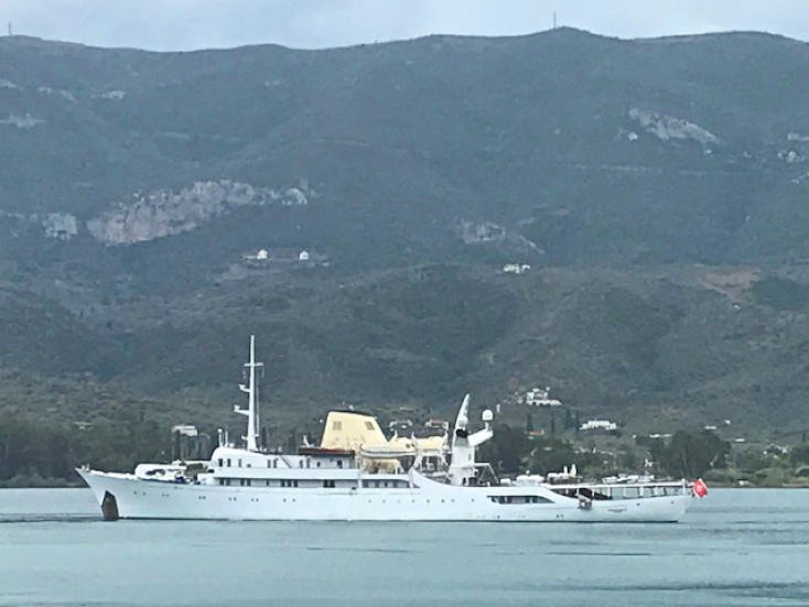 Στον Πόρο η θρυλική θαλαμηγός του Ωνάση «Χριστίνα»  