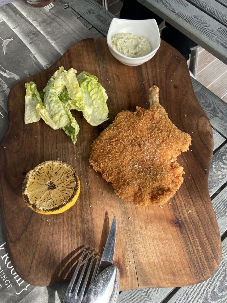 Χοιρινή κοτολέτα με πάνκο