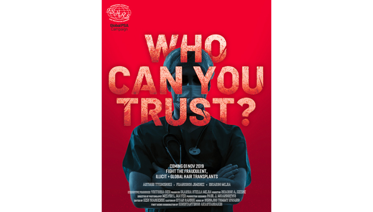 STOP από τη Διεθνή Εταιρεία Χειρουργικής Αποκατάστασης Τριχωτού (ISHRS)