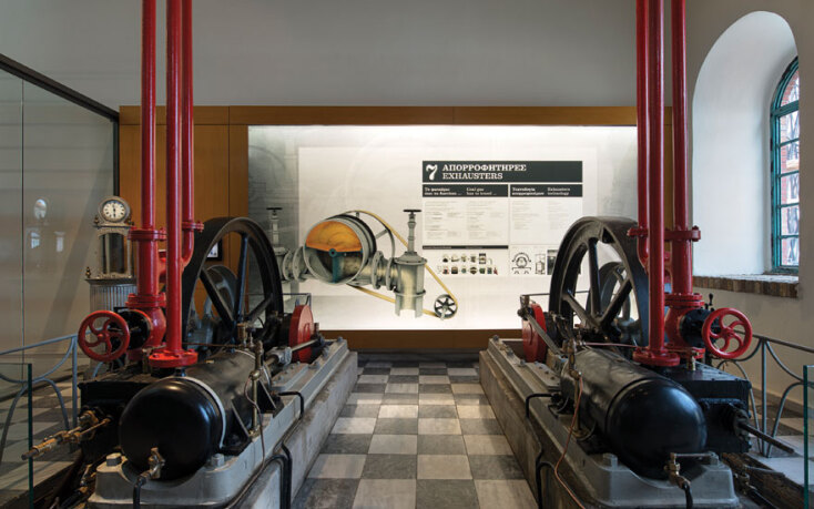 Βιομηχανικό Μουσείο Φωταερίου, μόνιμη έκθεση στους χώρους του παλαιού εργοστασίου, νυν Τεχνόπολη.(Μουσειογραφικός σχεδιασμός και επιμέλεια, διοίκηση έργου: Ερατώ Κουτσουδάκη) 