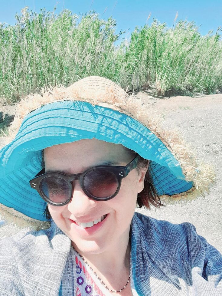 Η συγγραφέας Εύα Μ. Μαθιουδάκη