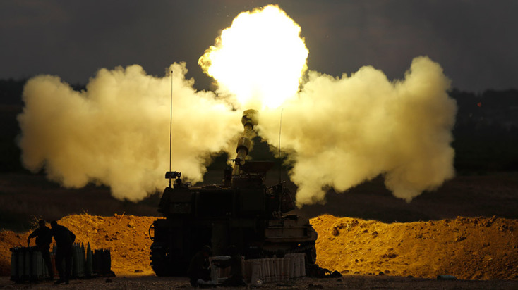 To ισραηλινό πυροβολικό στοχεύει στη Λωρίδα της Γάζας