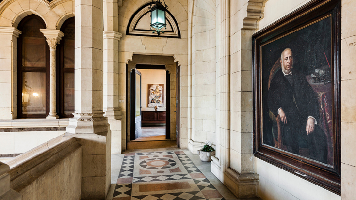 Ένας από τους διαδρόμους του κάστρου