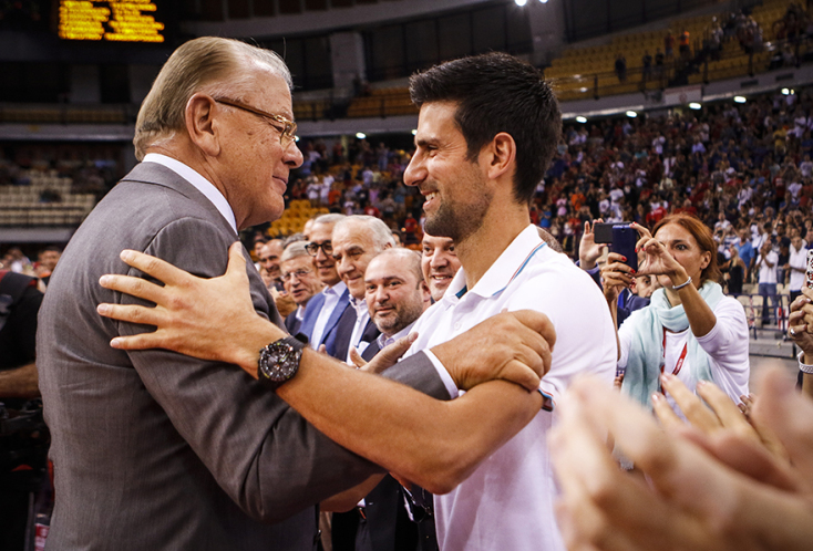 Ντούσαν Ίβκοβιτς και Νόβακ Τζόκοβιτς