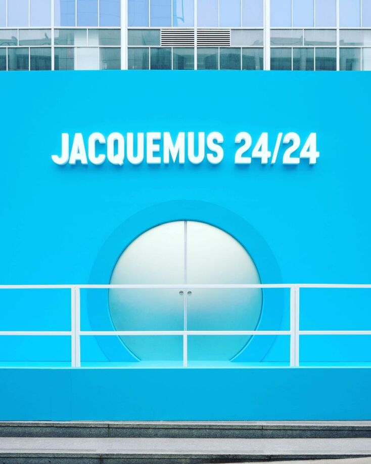 Μέρος της εγκατάστασης του Jacquemus στο Selfridges