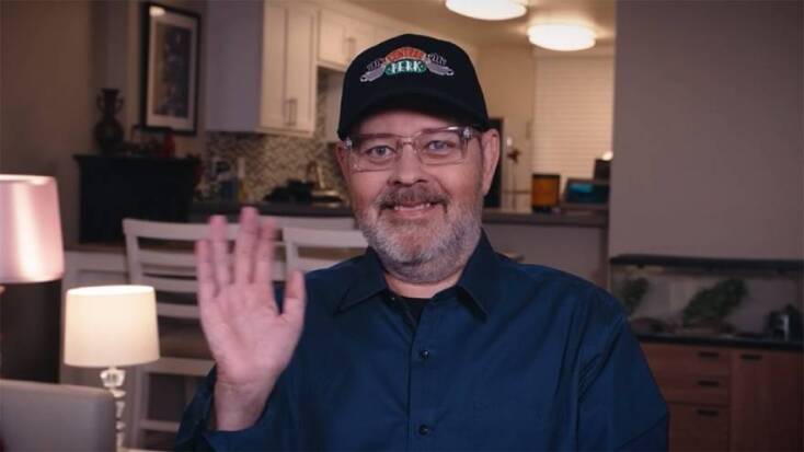 Ο Τζέιμς Μάικλ Τάιλερ στο «Friends: The Reunion»