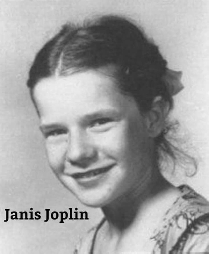 Η Janis Joplin σε νεαρή ηλικία