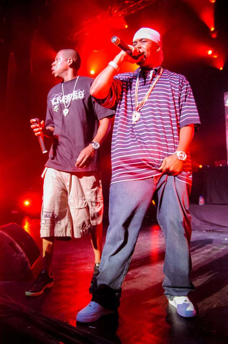 Στιγμιότυπο από τη συναυλία του Jay Z στην Αθήνα τον Σεπτέμβριο του 2006