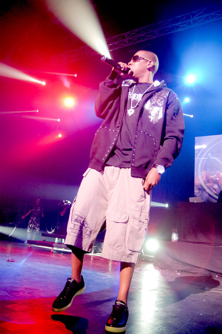 Στιγμιότυπο από τη συναυλία του Jay Z στην Αθήνα τον Σεπτέμβριο του 2006