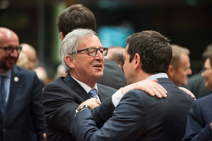 Γιούνκερ και Τσίπρας