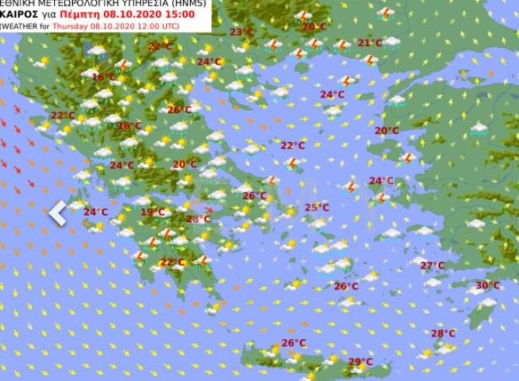 Κακοκαιρία σε όλη την Ελλάδα