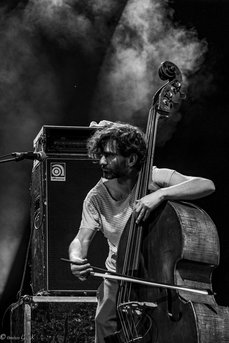 Ο κοντραμπασίστας Μιχάλης Καλκάνης στο Athens Jazz Festival