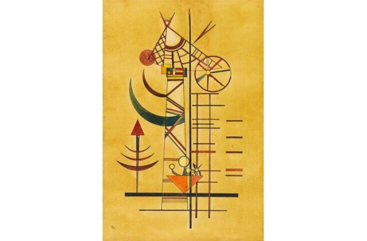 Ο πίνακας «Curved Tips» του Καντίνσκι που πουλήθηκε 1,33 εκατ. ευρώ