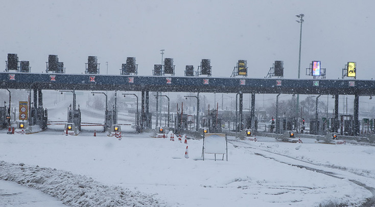 Καπανδρίτι - Χιονόπτωση 