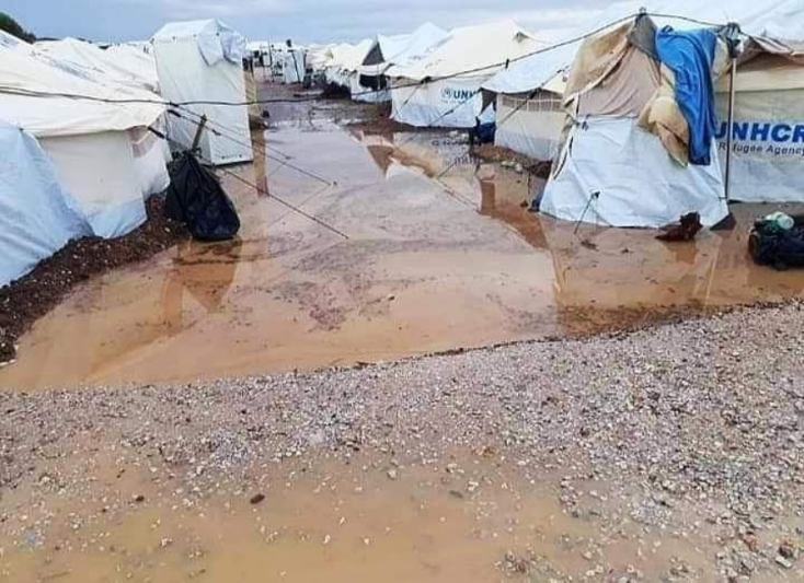 Καταυλισμός μεταναστών στο Καρά Τεπέ της Λέσβου