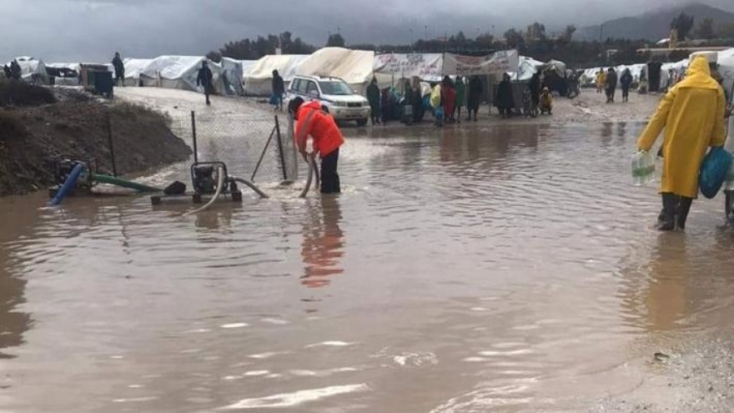 Καταυλισμός μεταναστών στο Καρά Τεπέ της Λέσβου
