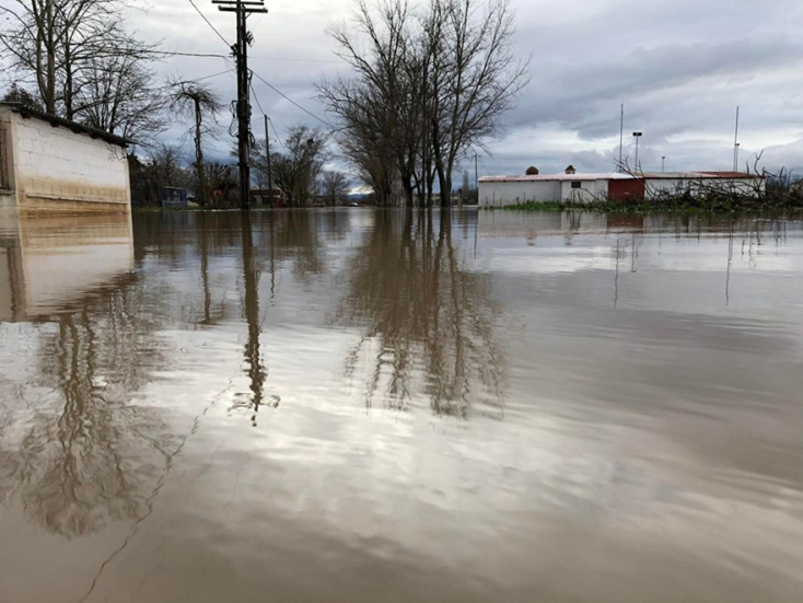 «Διομήδης» - Υπέρεια Φαρσάλων: Η πεδιάδα έγινε... λίμνη