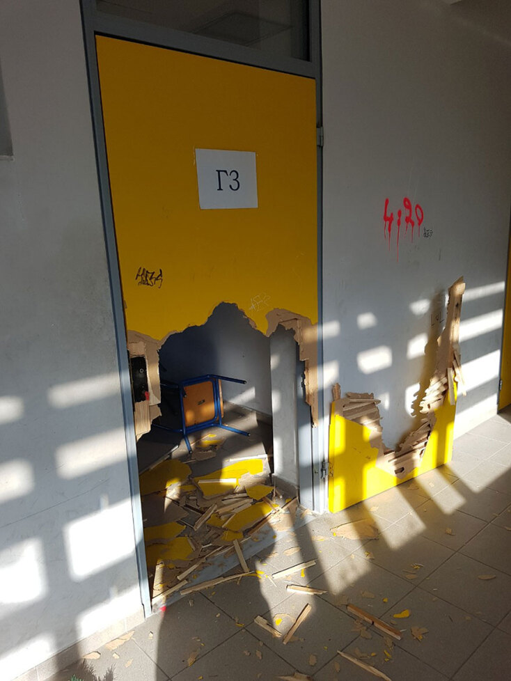 Βανδαλισμοί στο Γυμνάσιο Καρέα