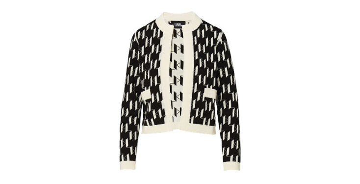 KARL LAGERFELD Ζακέτα με μονόγραμμα Karl 