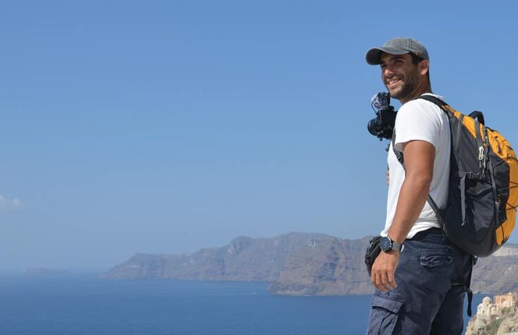 O Adventure travel blogger Δημήτρης Καρβέλης