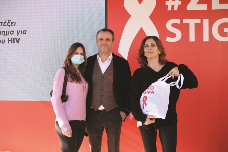 Ο Σάββας Χαραλαμπίδης και η Κατερίνα Διδασκάλου.