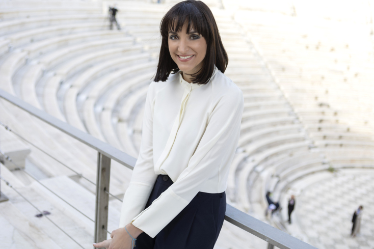 Κατερίνα Ευαγγελάτου, η  καλλιτεχνική του διευθύντρια του Φεστιβάλ Αθηνών-Επιδαύρου