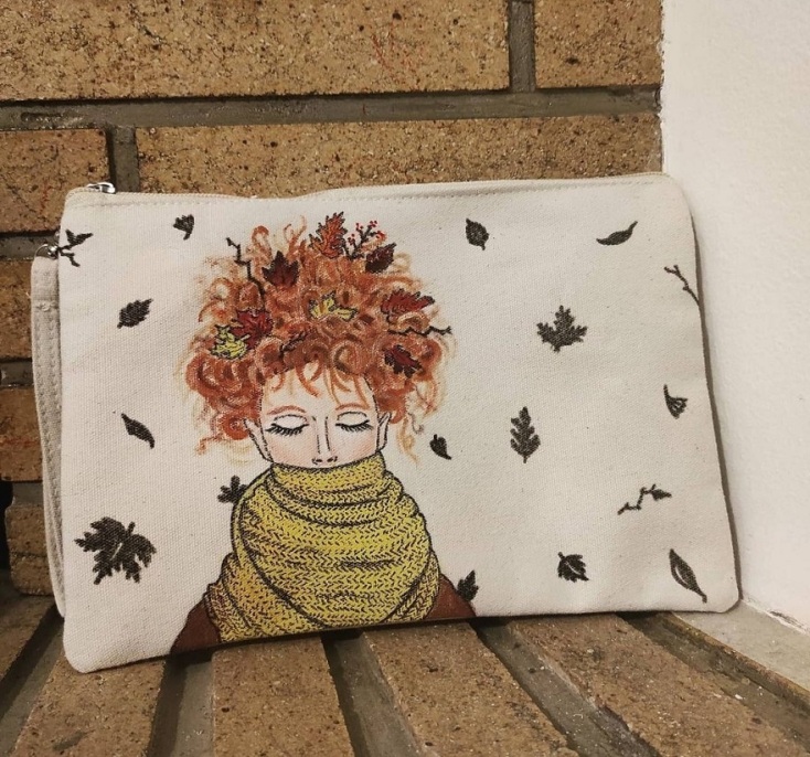 Χειροποίητο πορτοφόλι που έχει σχεδιάσει η babtzart.