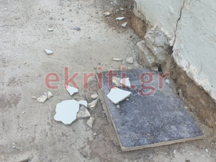 Εικόνες από τον σεισμό στο Ηράκλειο της Κρήτης 