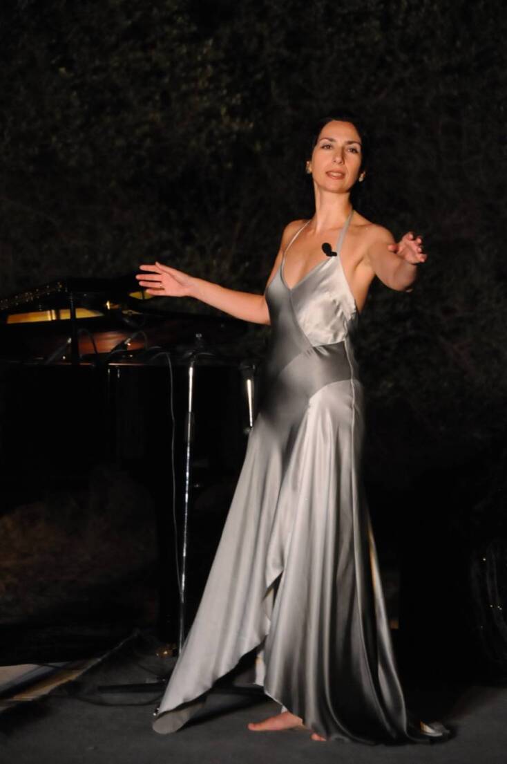 Η ηθοποιός, θεατρολόγος, σκηνοθέτρια Κερασία Σαμαρά