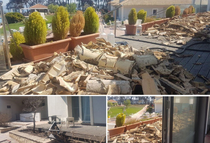 Ζάκυνθος: Ζημιές σε ξενοδοχειακή μονάδα στο Κερί λόγω της πυρκαγιάς