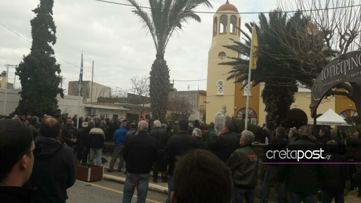 Κηδεία Ροδούλας Τσαγκαράκη και Κώστα Γιαννακάκη στο Λασίθι 